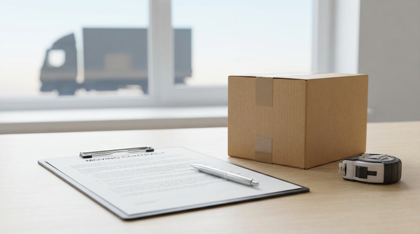 Contrat de déménagement : clauses, responsabilités, assurances — ce qu’il faut lire avant de signer